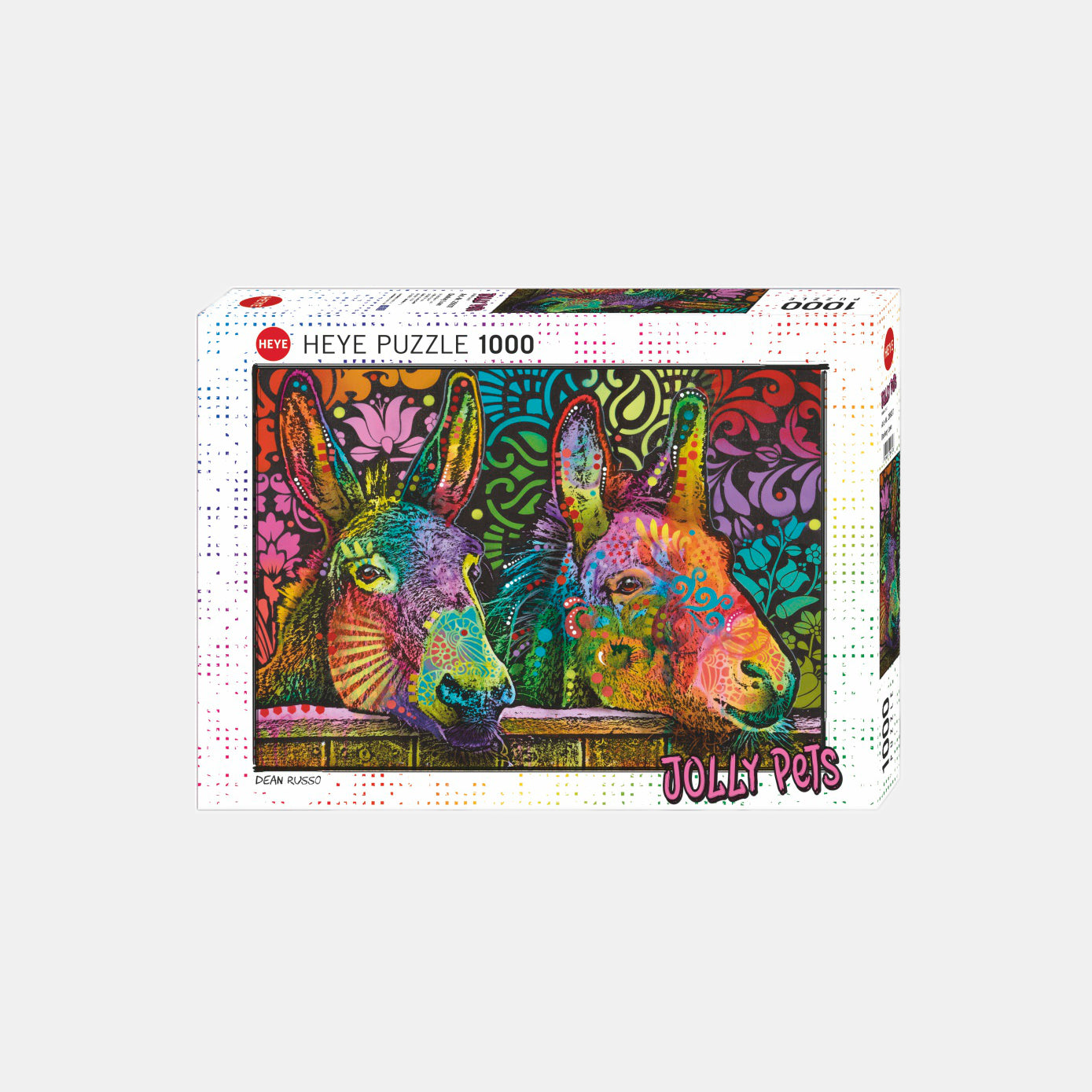 Heye Jolly Pets Donkey Love 1000 Piece Jigsaw Puzzle by Dean Russo