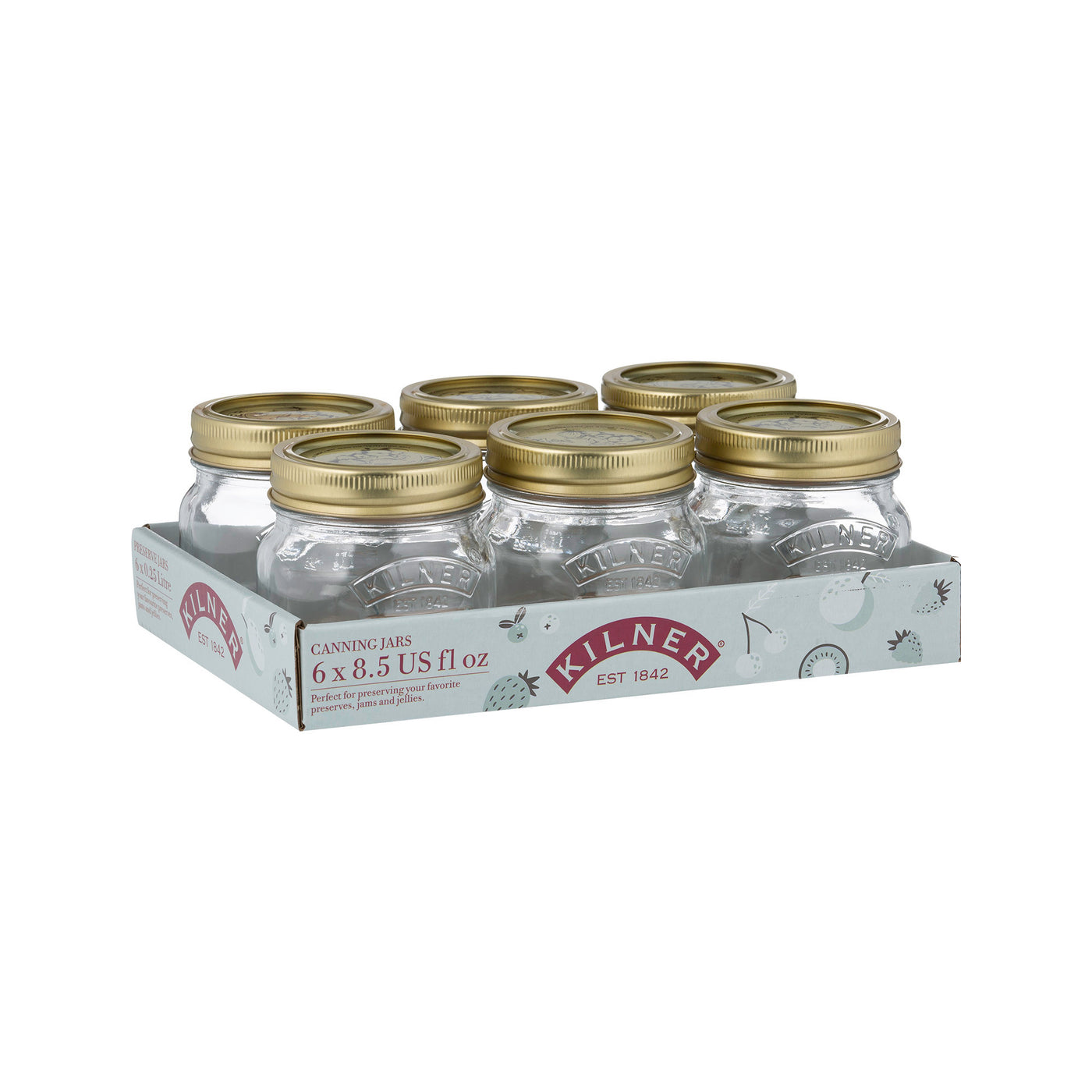 250ML Preserve Jar Set Of 6