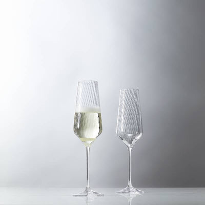 Vera Wang Swirl Stemware Flute Pair 280ml