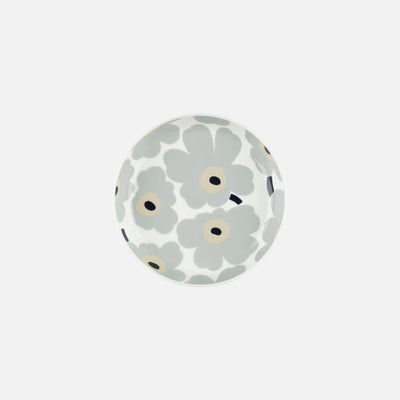 Oiva / Unikko deep plate 20.5 cm - light grey