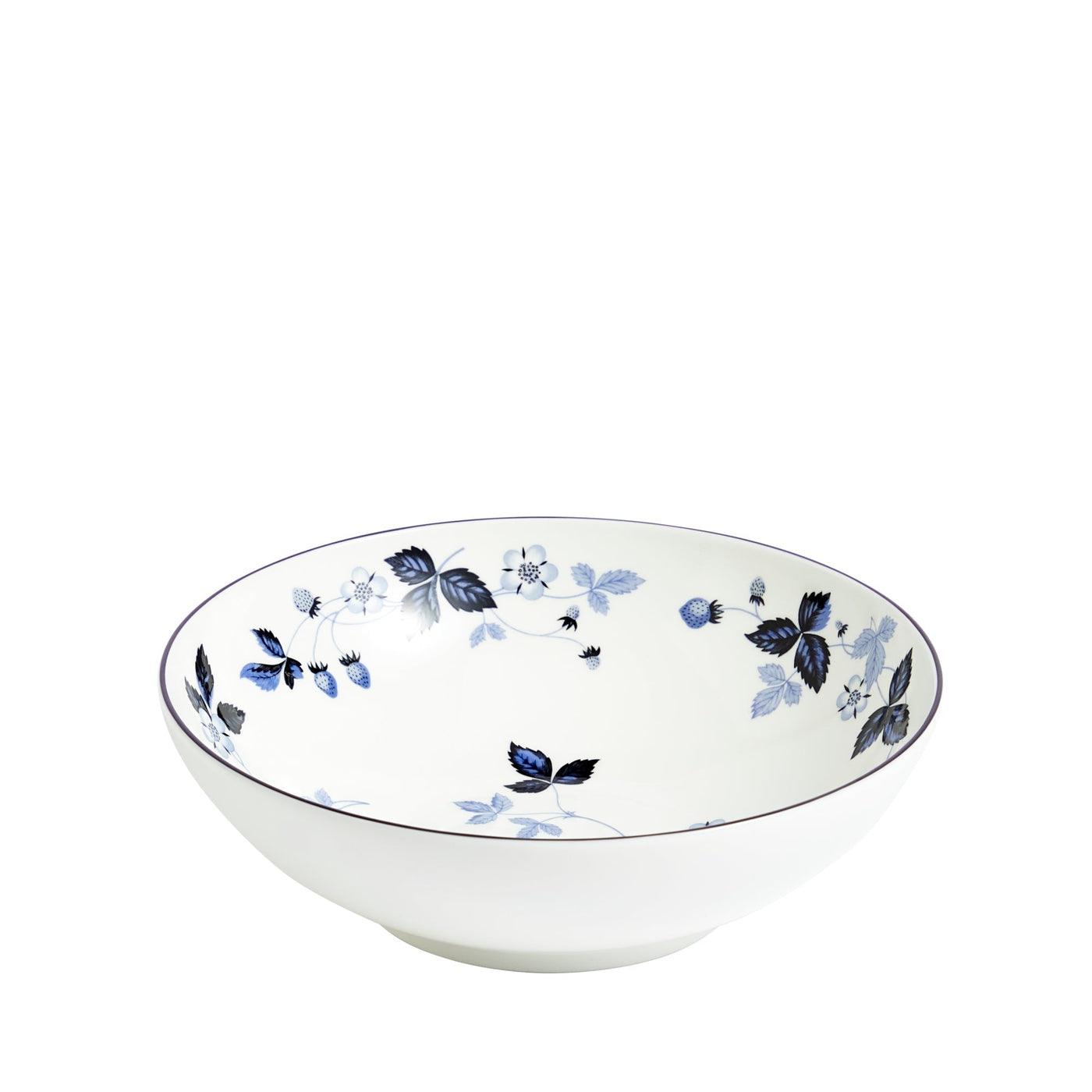 Wild Strawberry Inky Blue Cereal Bowl 18cm