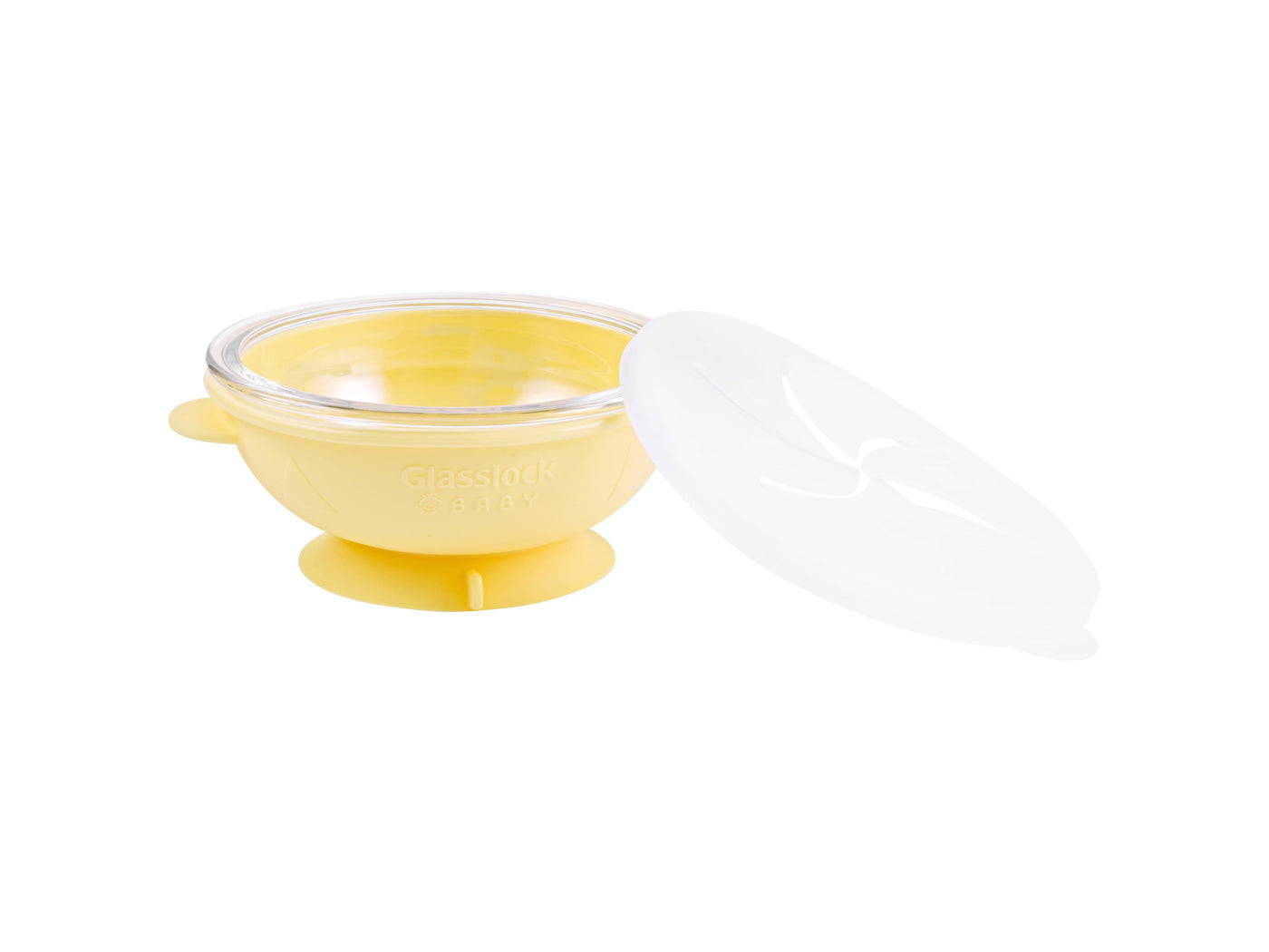 Silicone + Glass Bowl Set