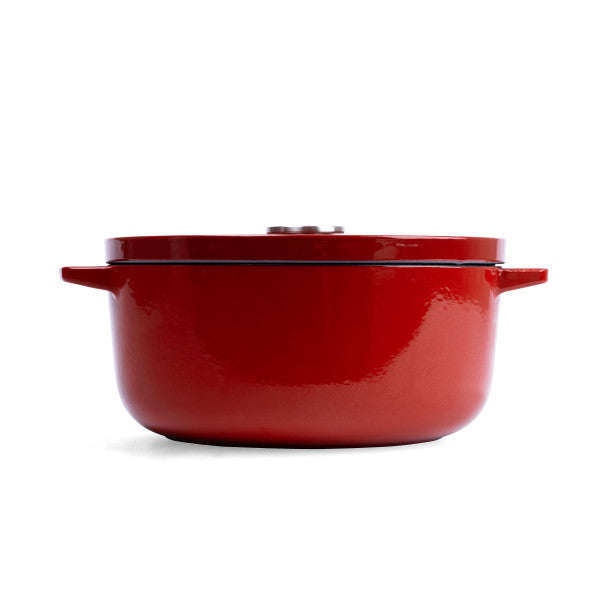 Empire Red Covered Round Casserole 26cm/5.2L