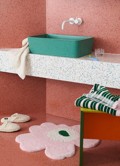 Unikko bath mat 73x74 cm