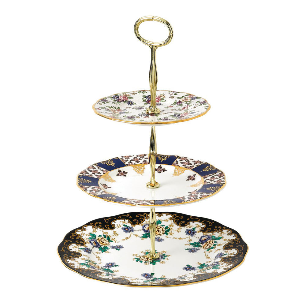 Royal Albert 100 Years 3 Tier Cake Stand: 1900, 1910, 1940