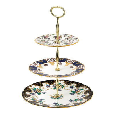 Royal Albert 100 Years 3 Tier Cake Stand: 1900, 1910, 1940