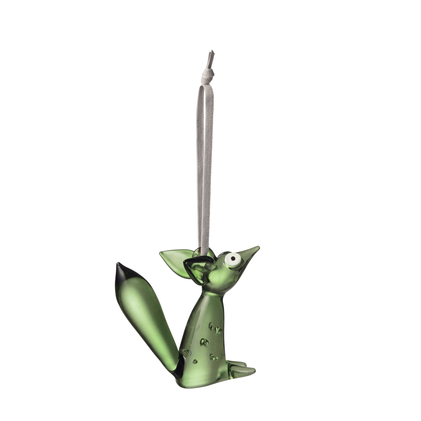 Vulupes  Sitting Ornament 80mm Green