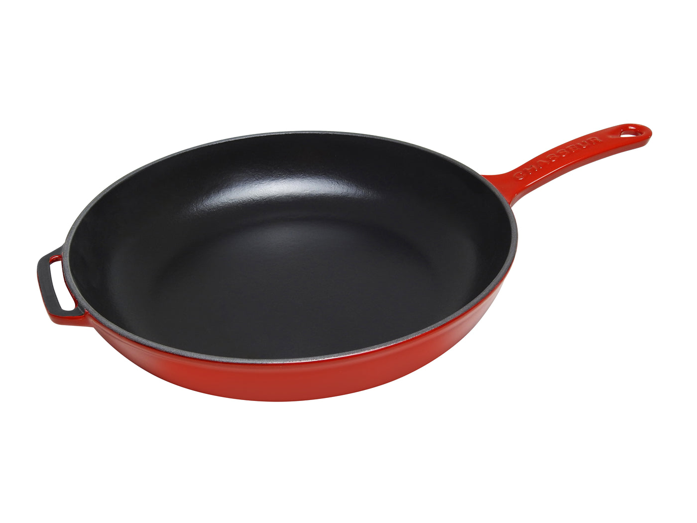 28cm Frypan W/Cst Hndl Federation Red