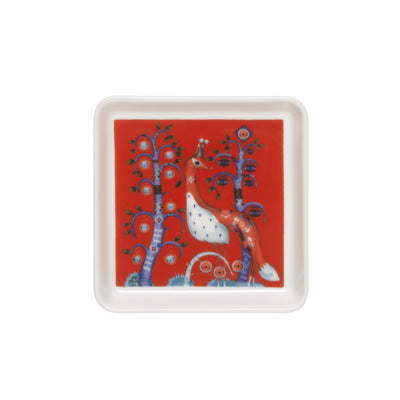 Taika Red Plate Square 12x12