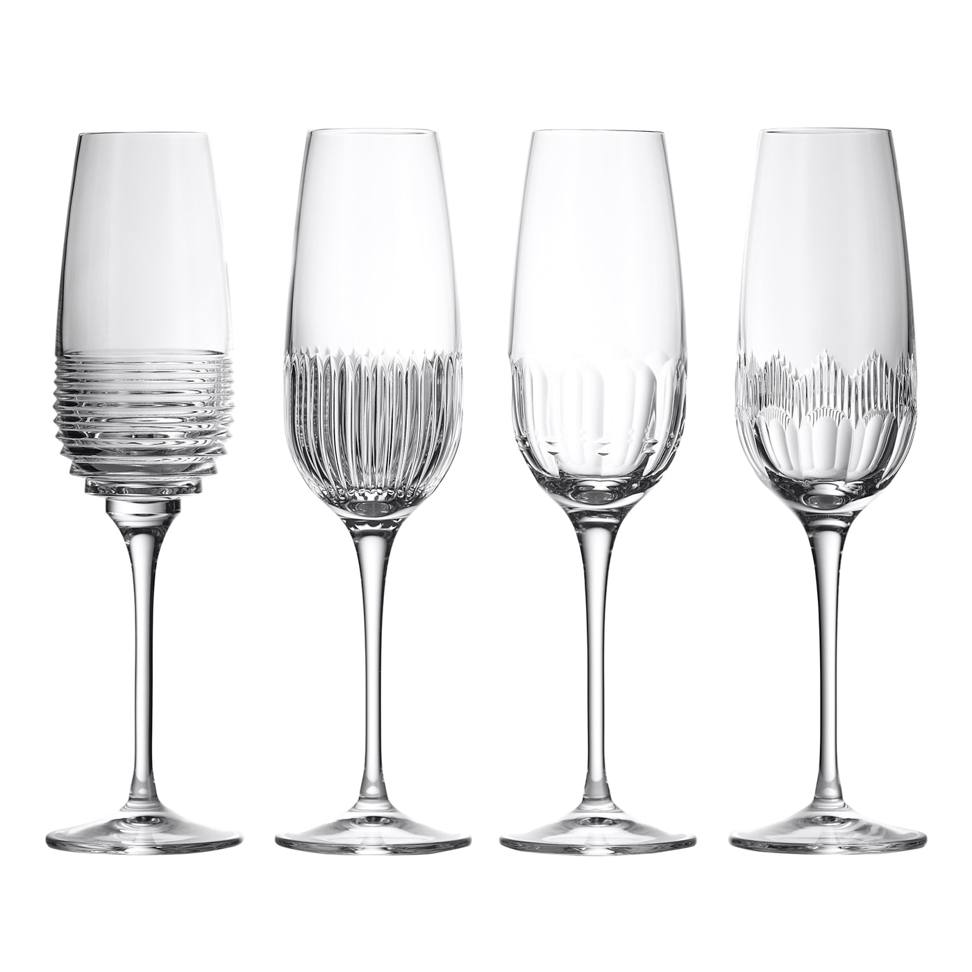 Mixology Flute 335ml, Mixed Set of 4