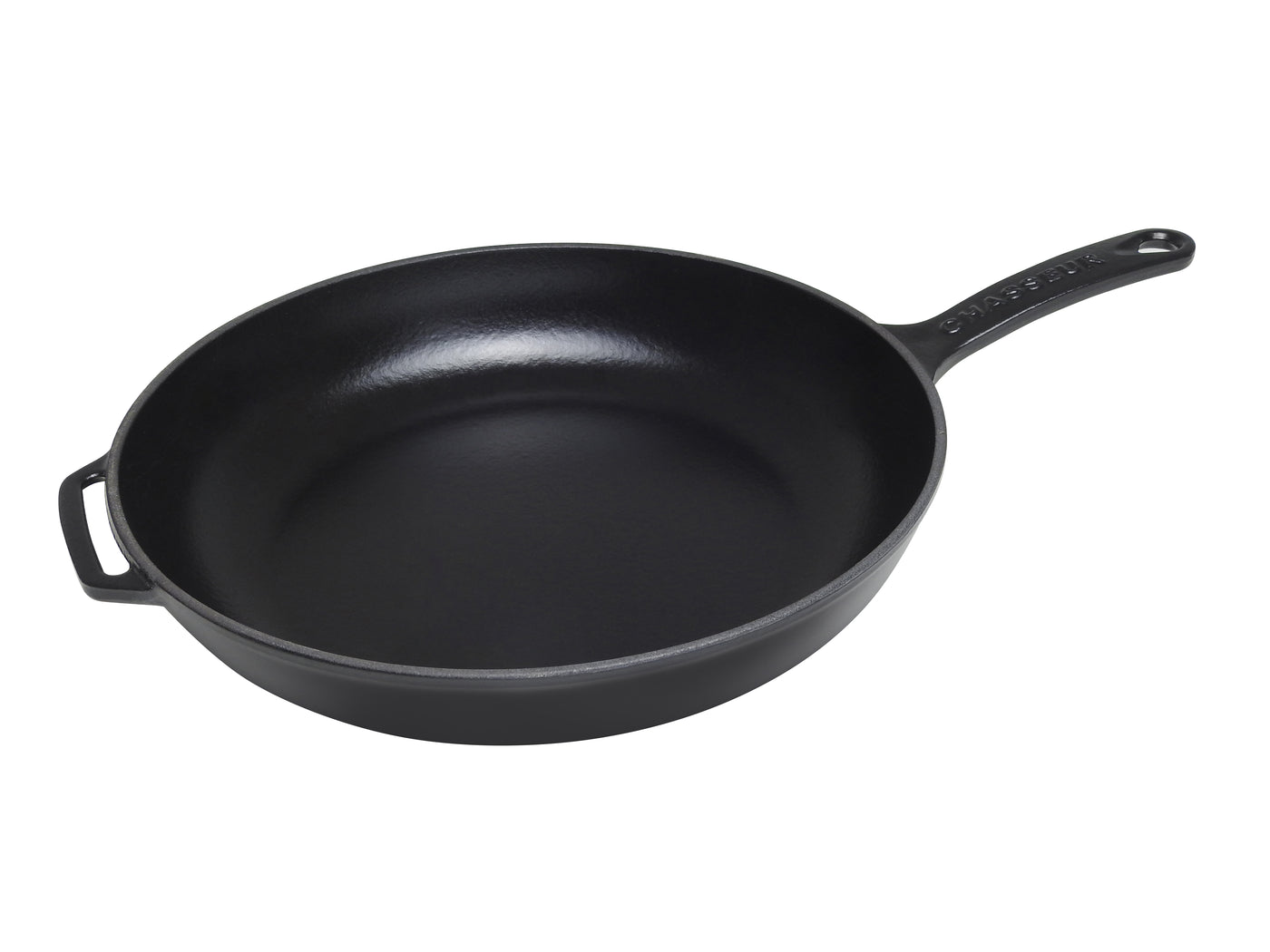 28cm Frypan W/Cst Hndl Matte Black