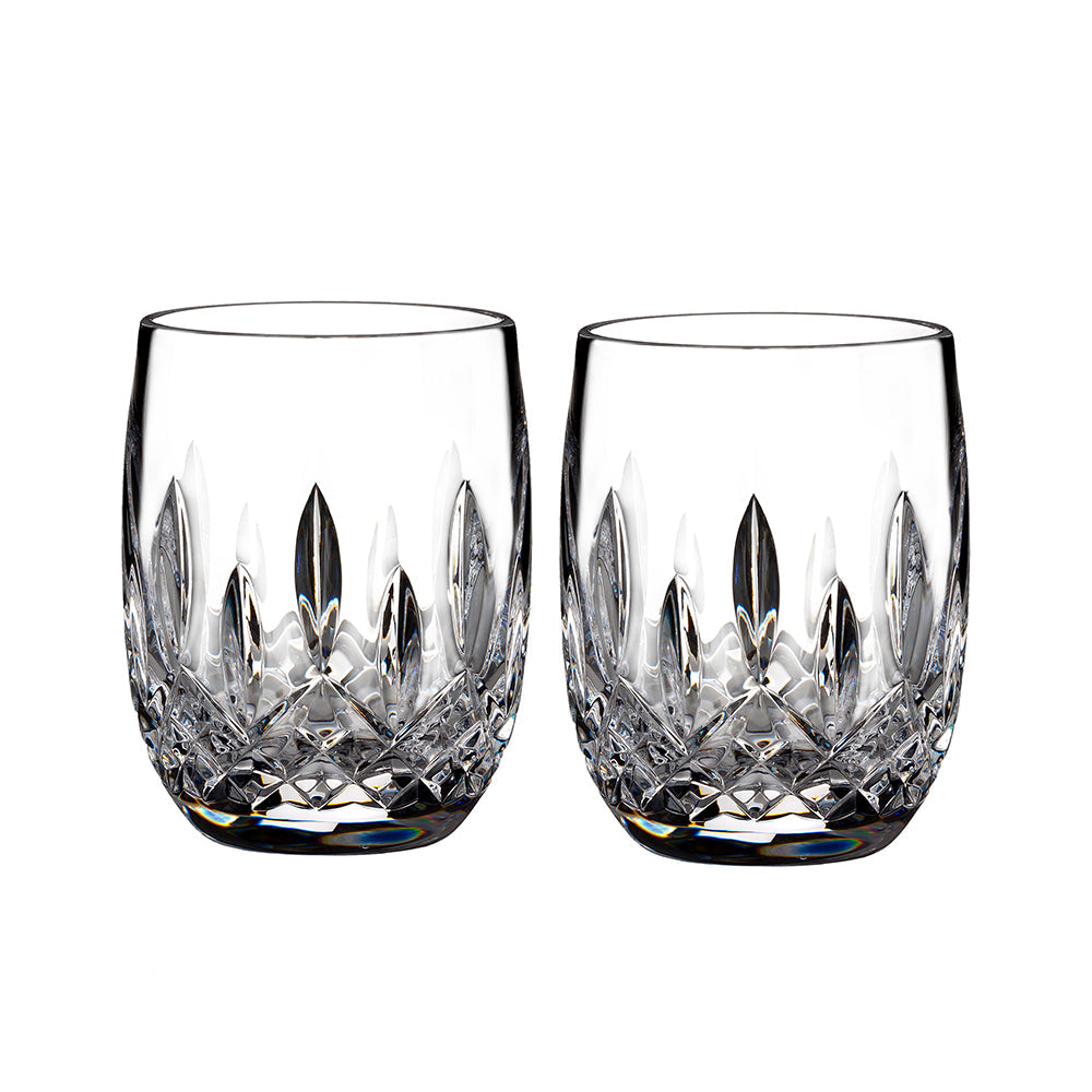 Crystal Lismore Rounded Tumbler Pair