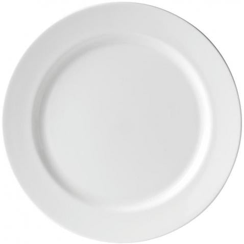 Connaught White Plate Plain Edge 27cm