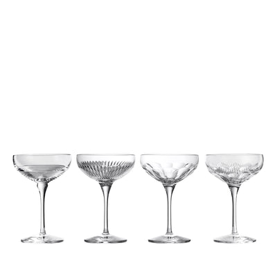 Mixology Coupe Large 280ml, Mixed Set of 4