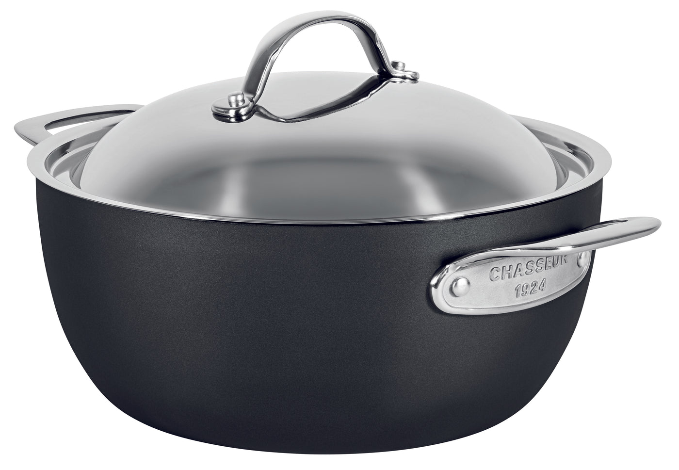 Hrd Anodised 26cm Casserole W/L