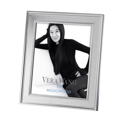 Vera Wang   Grosgrain Silver Giftware Frame 8"x10" (20x25cm)