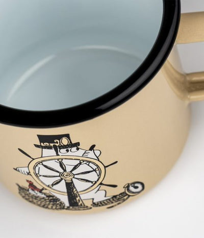 Moomin Enamel Mug the adventurer - 370ml