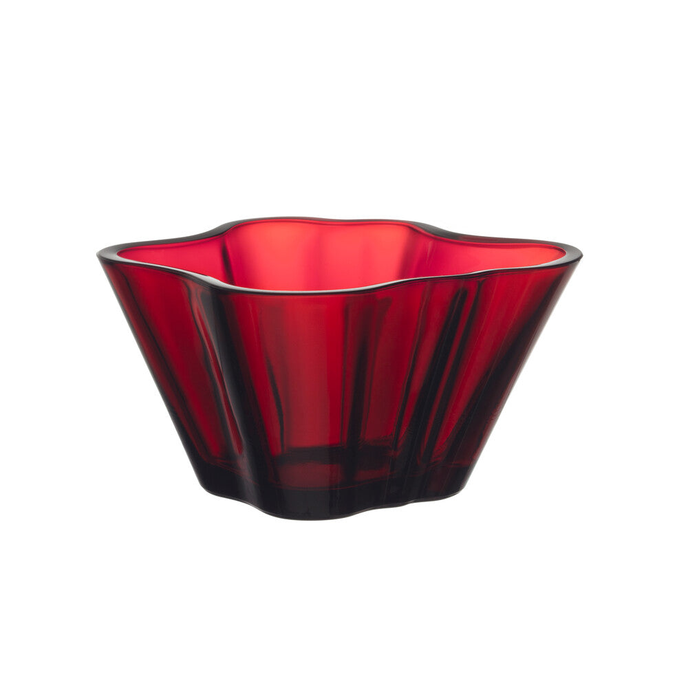 Iittala Alvar Aalto Bowl Cranberry 7.5cm