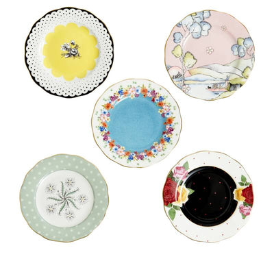 Royal Albert 100 Years Plate 20cm, 1920 - 1960, Set of 5