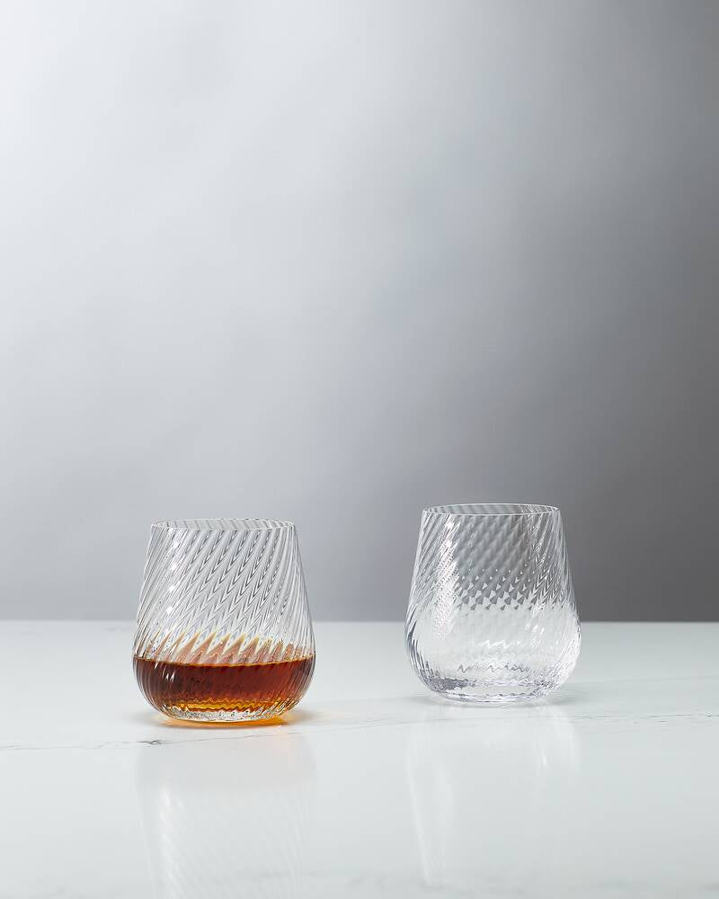 Vera Wang Swirl Stemware Tumbler Pair 385ml