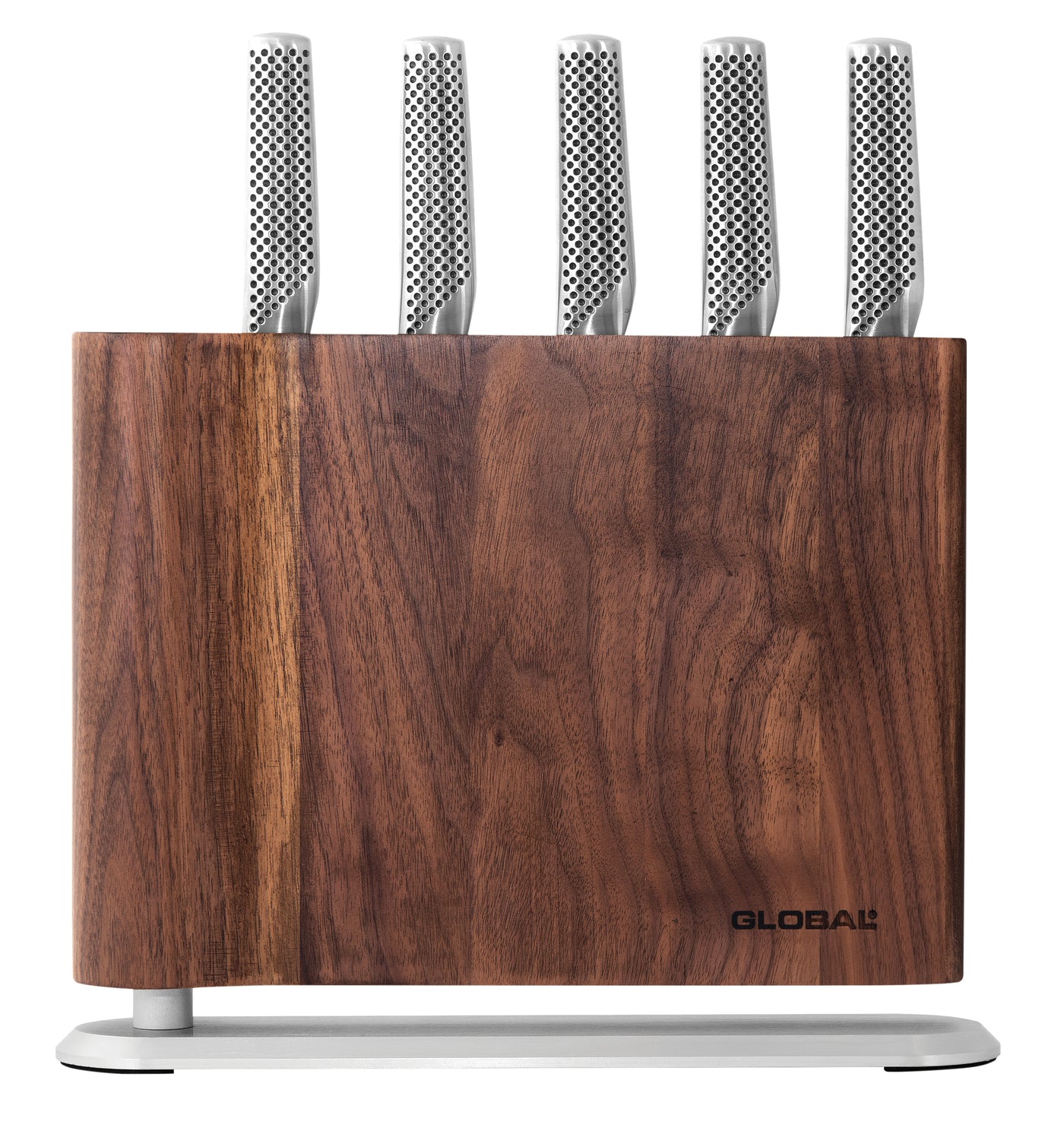 UKU Knife Block Walnut - 6 Piece