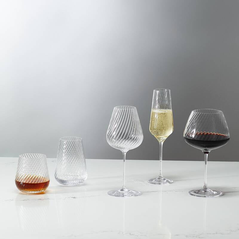 Vera Wang Swirl Stemware High Ball Pair 470ml