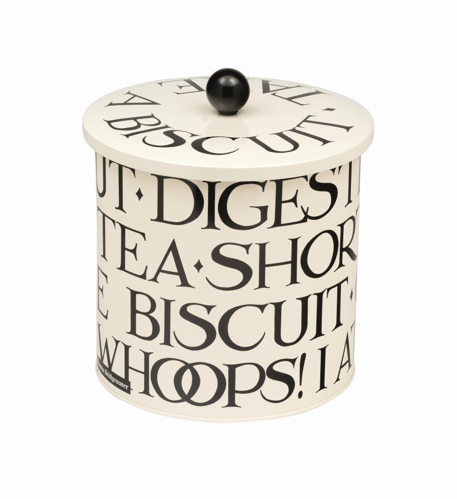 Black Toast Biscuit Barrel