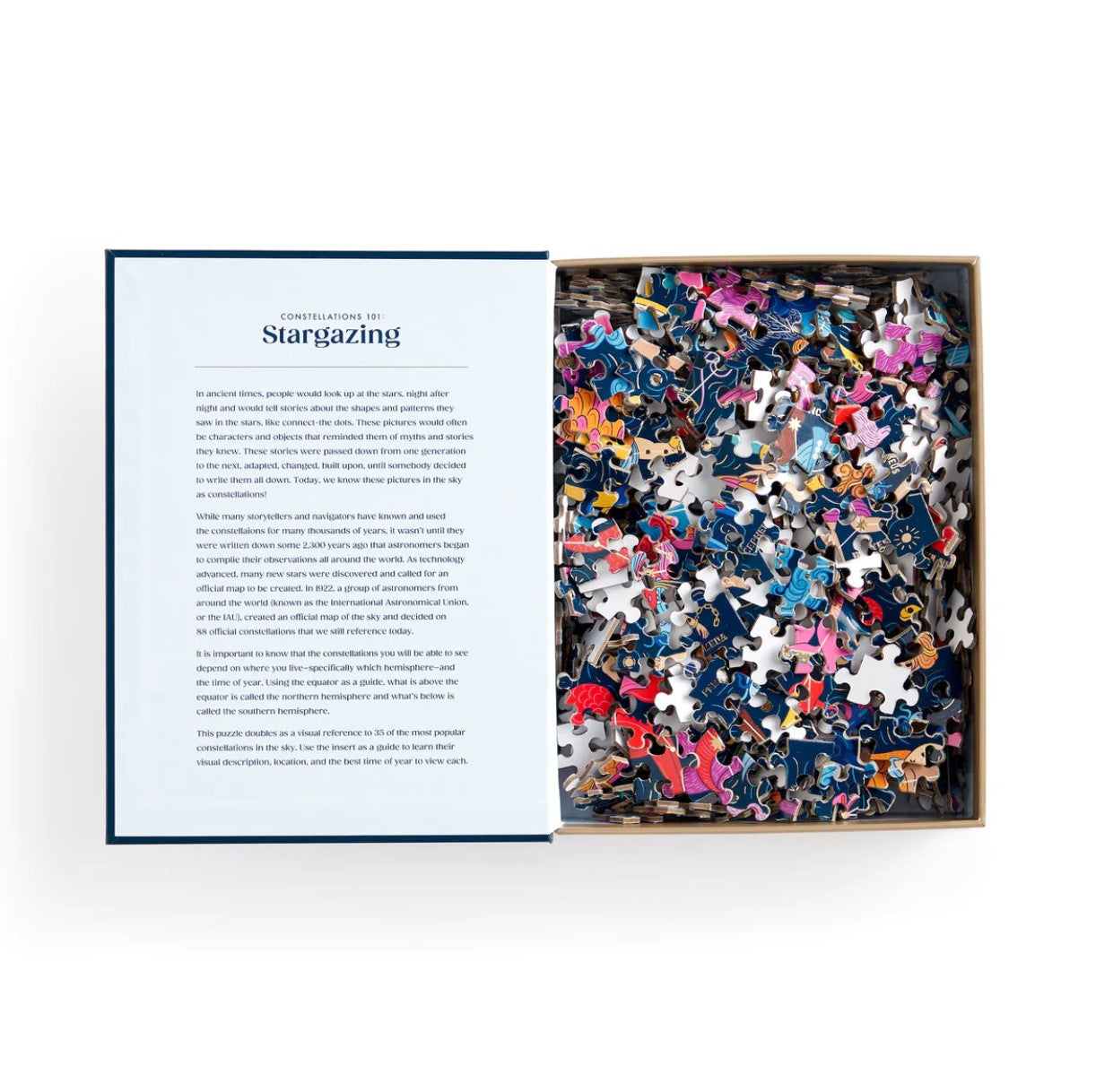 Constellations 101 - Stargazing 500 Piece Book Puzzle