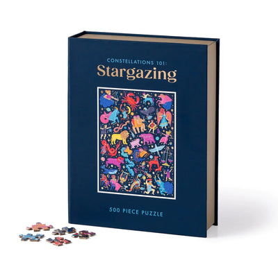 Constellations 101 - Stargazing 500 Piece Book Puzzle