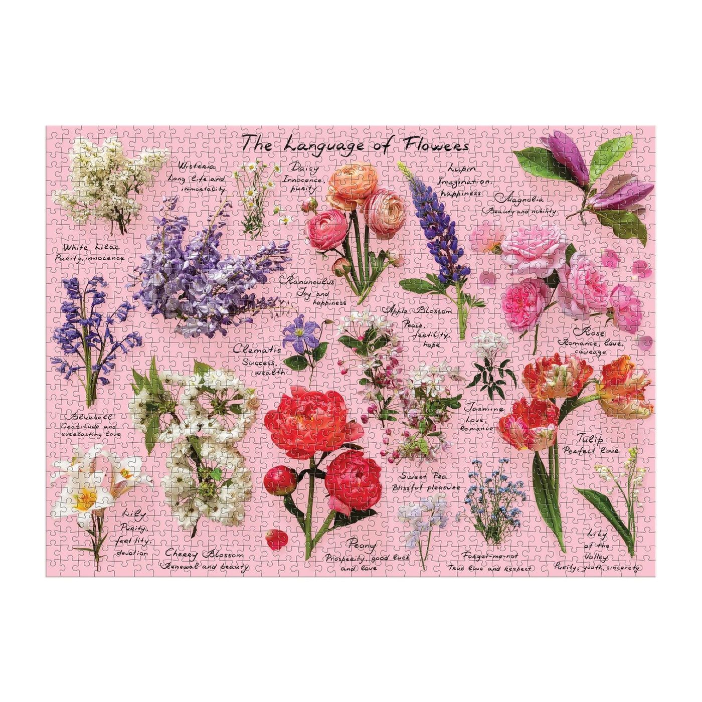 Language of Flowers 1000 Piece Puzzle