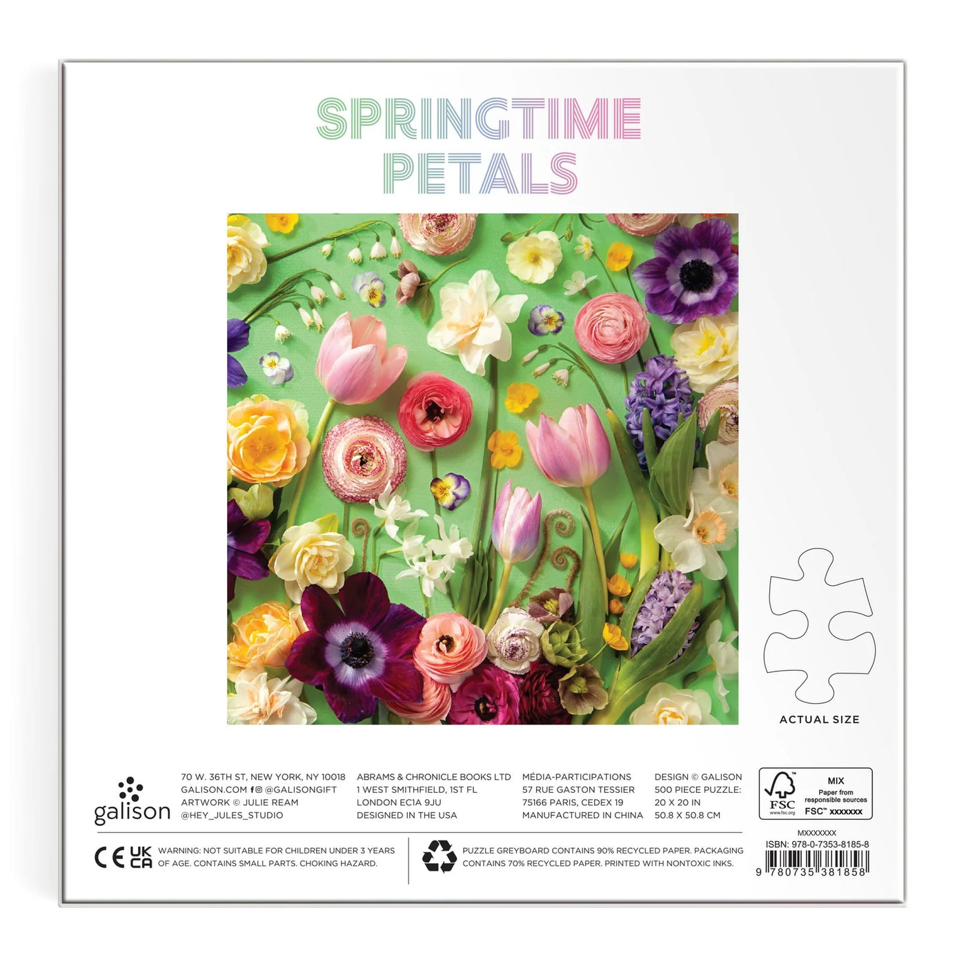 Springtime Petals 500 pcs Puzzle