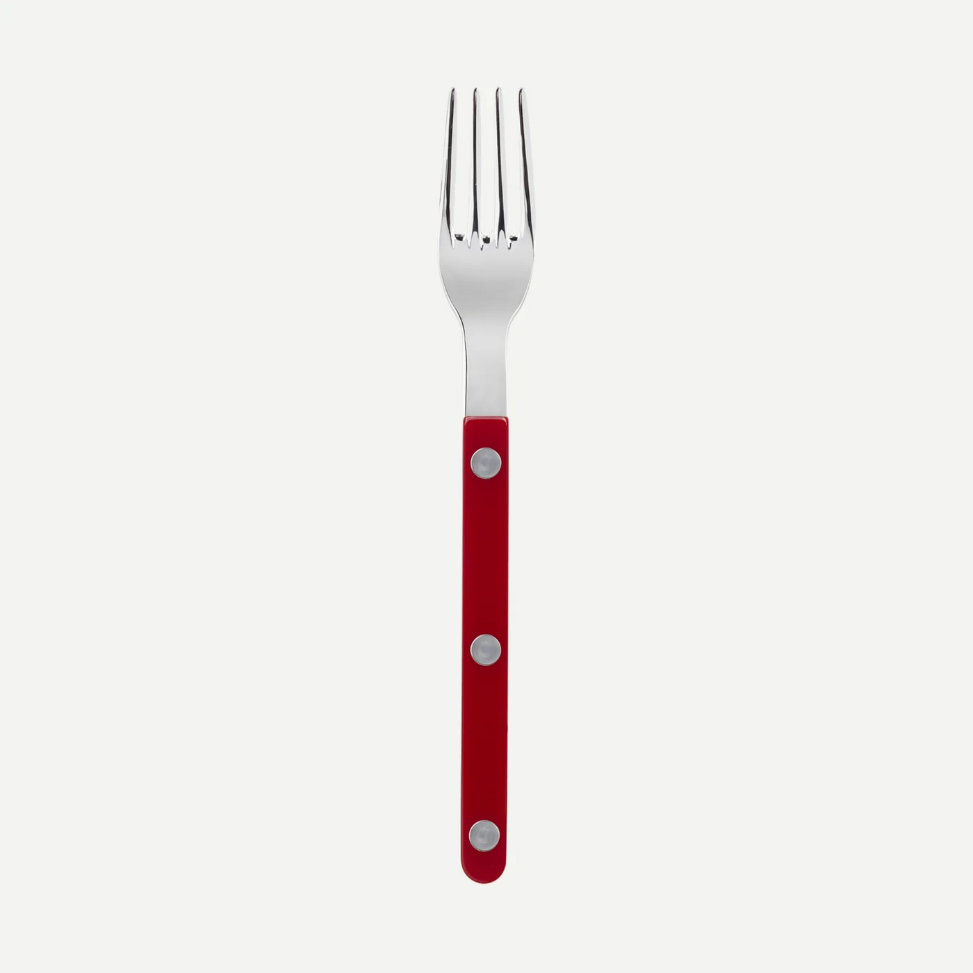 Bistrot shiny solid Cake fork - Burgundy