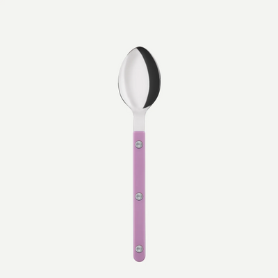 Bistrot shiny solid dessert spoon - Pink