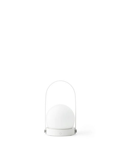 Carrie Table Lamp - Portable, White