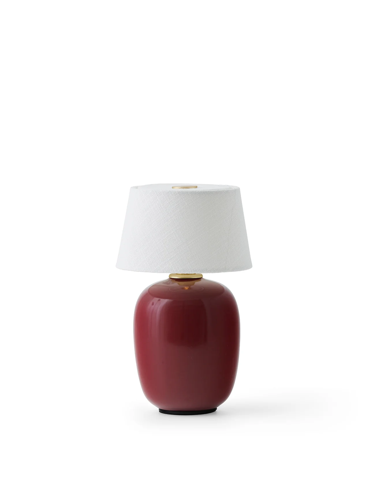 Torso Table Lamp - Portable, Ruby