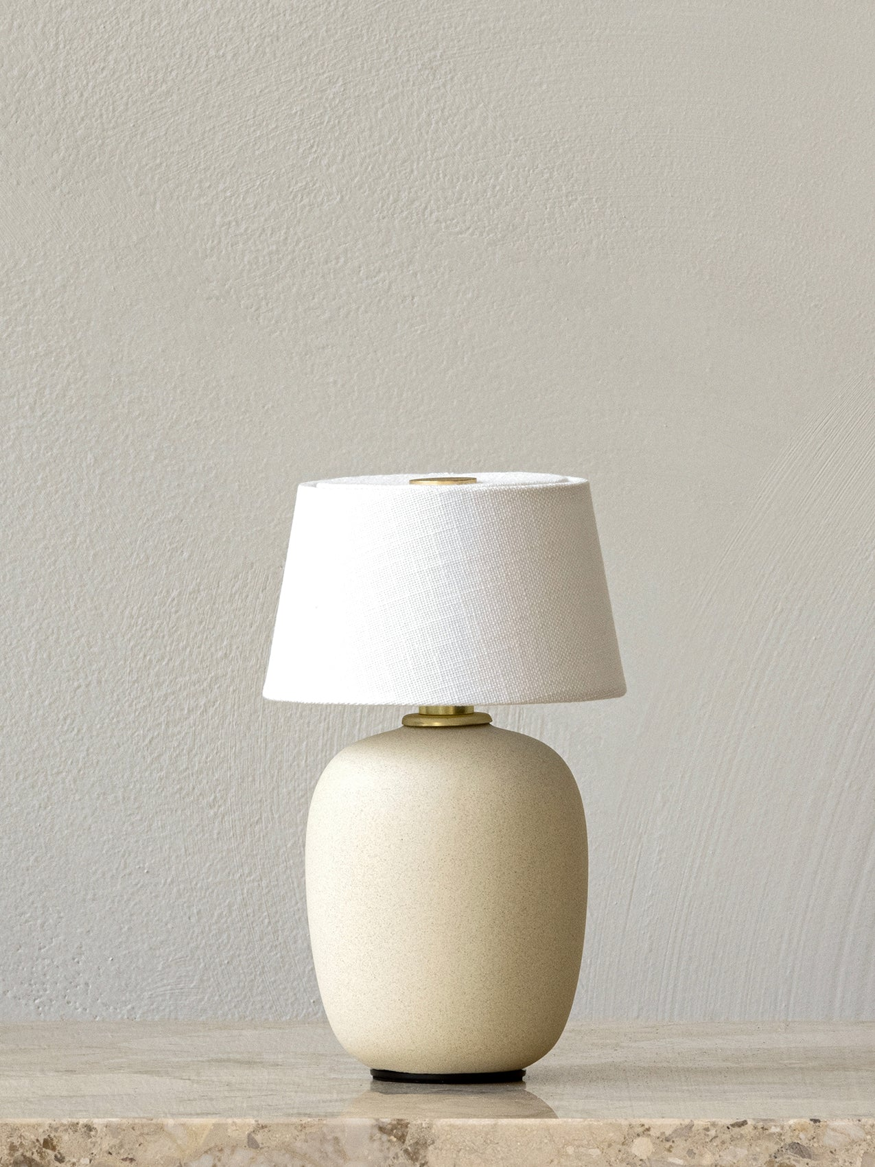 Torso Table Lamp - Portable, Sand