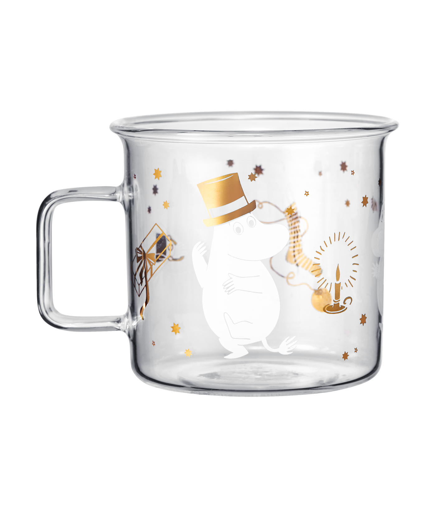 Moomin Glass Mug Sparkling Stars - 350ml