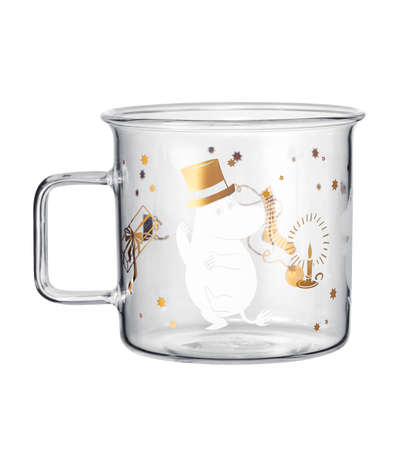 Moomin Glass Mug Sparkling Stars - 350ml