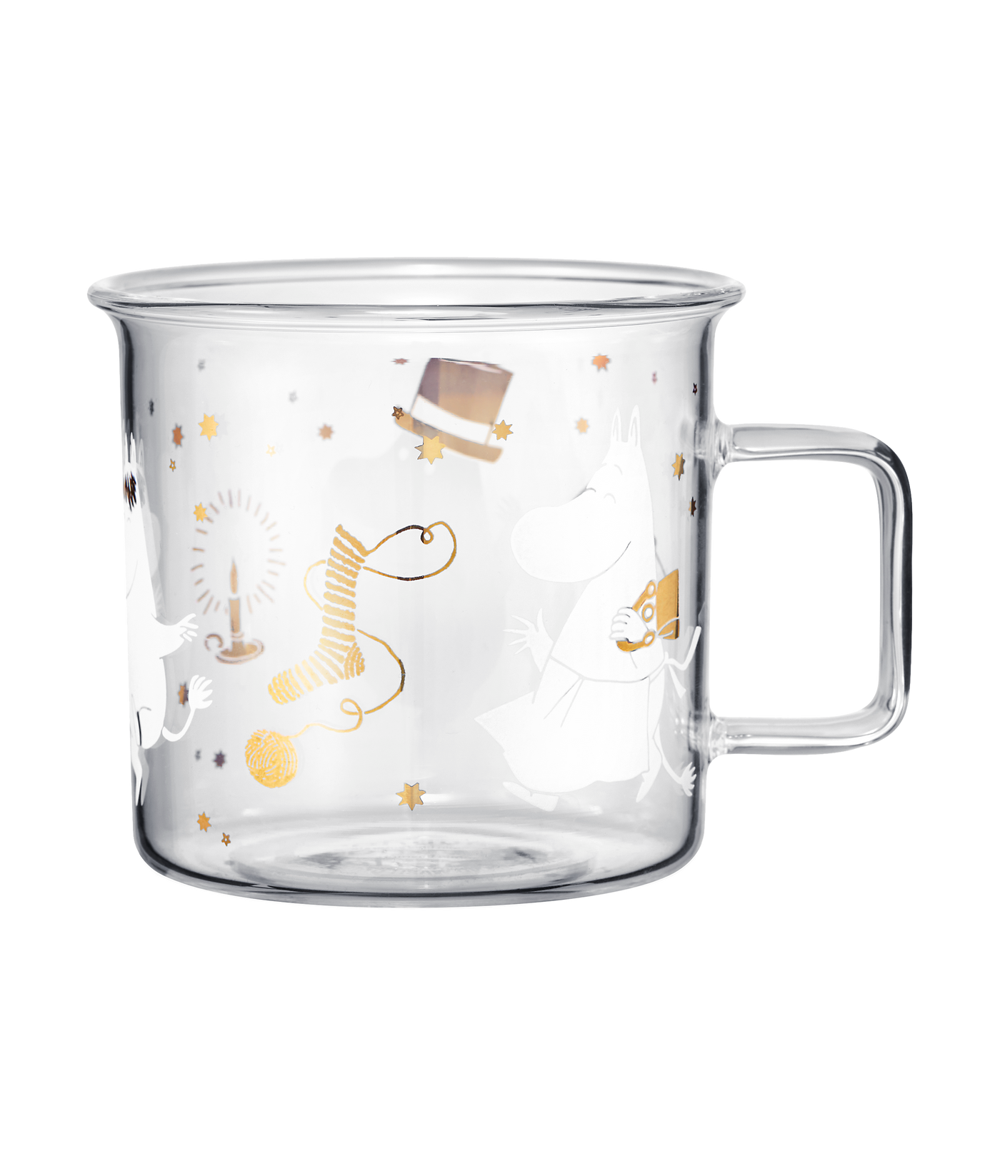 Moomin Glass Mug Sparkling Stars - 350ml