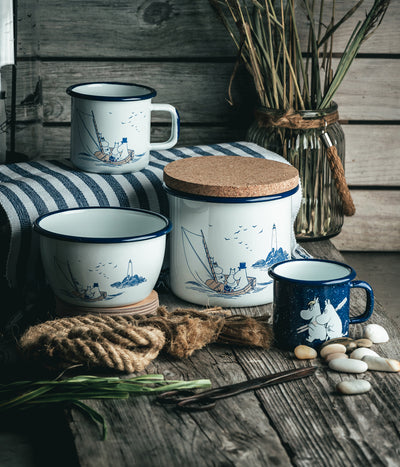 Moomin Enamel Mug Sailors - 250ml