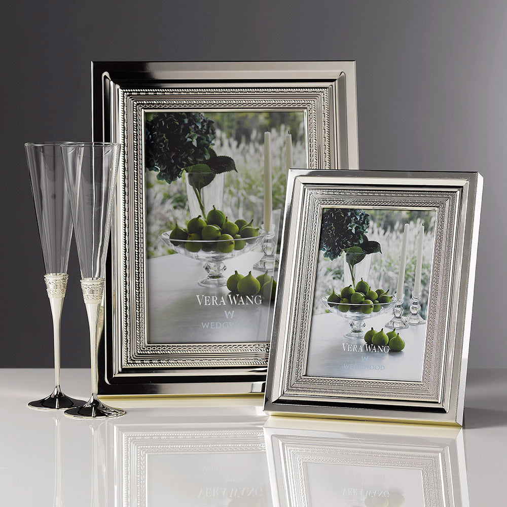 Vera Wang   With Love Silver Giftware Frame 5"x7" (12.5x18cm)