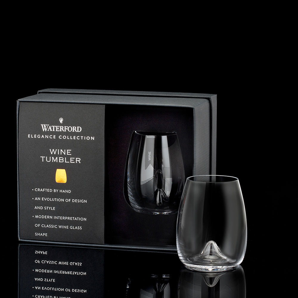 Crystal Elegance Stemless Wine Pair