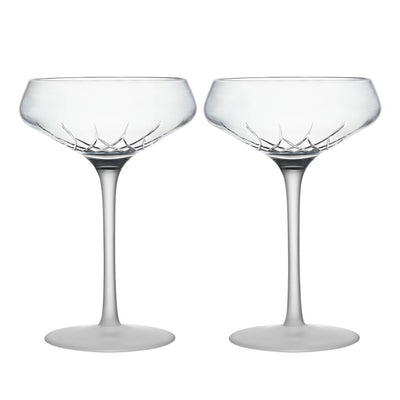 Lismore Arcus Set of 2 Coupe 260ml