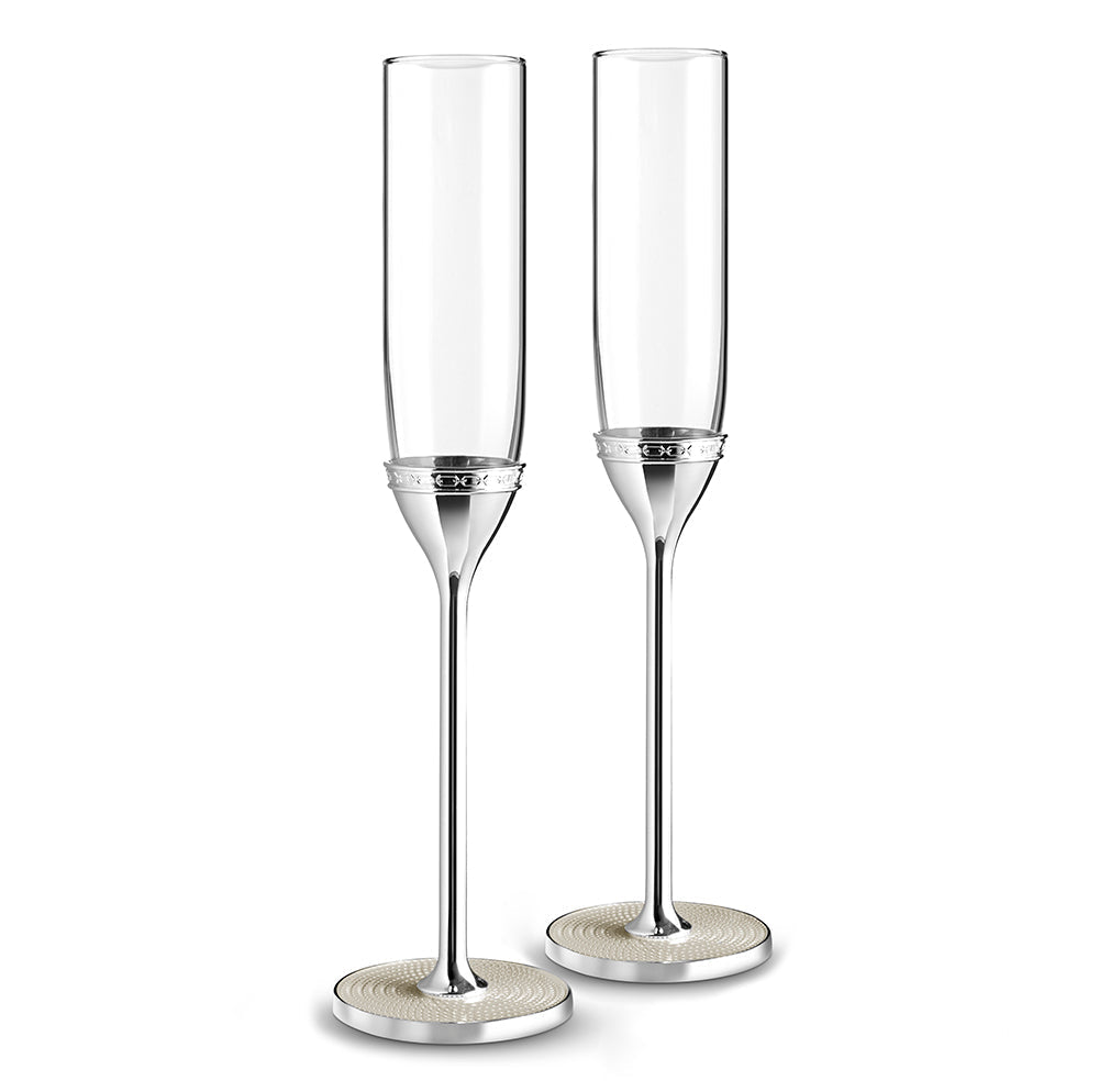 Vera Wang   With Love Nouveau Pearl Toasting Flutes