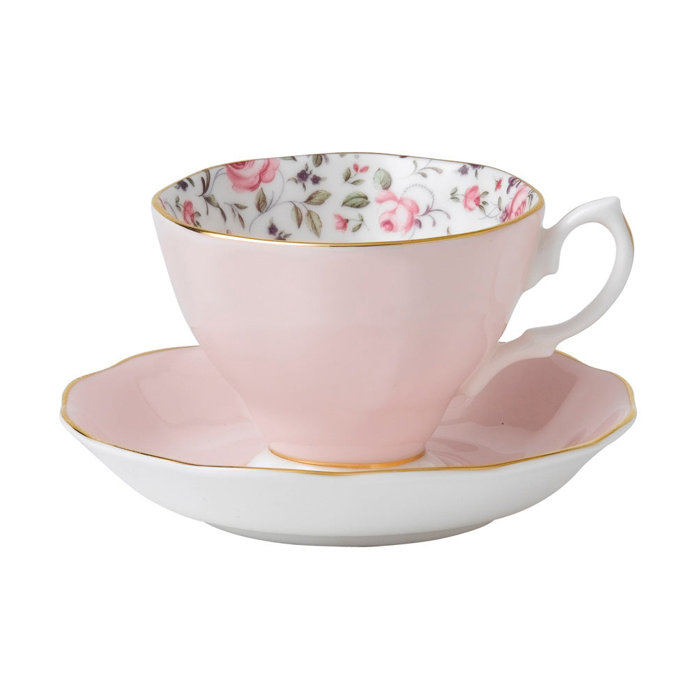 Rose Confetti Teacup/ Saucer Set