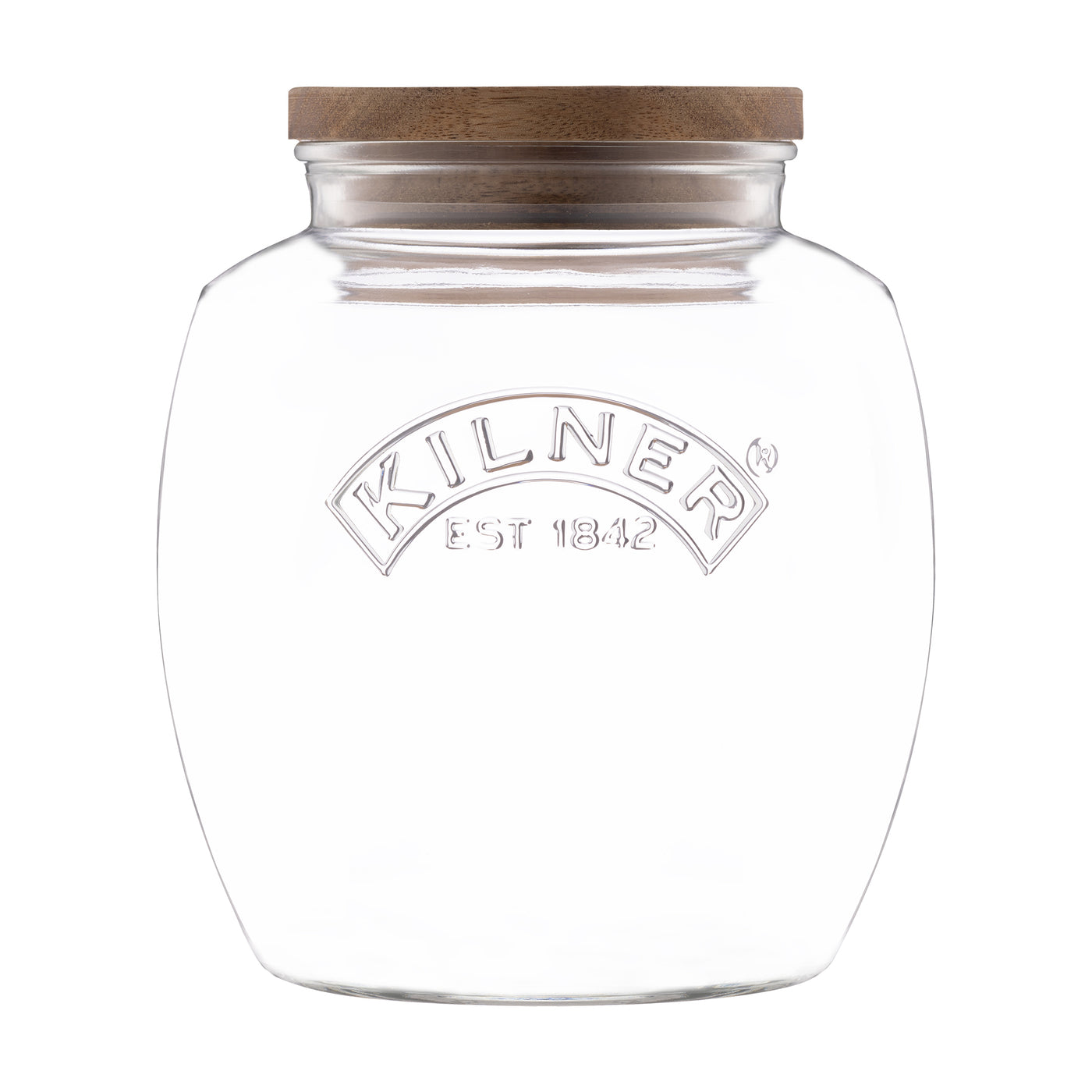 Universal Jar w Wooden Lid 2L