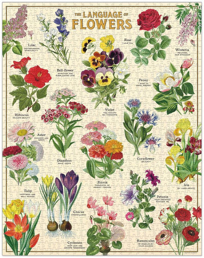 Language Of Flowers 1000 Pce - Vintage Puzzle