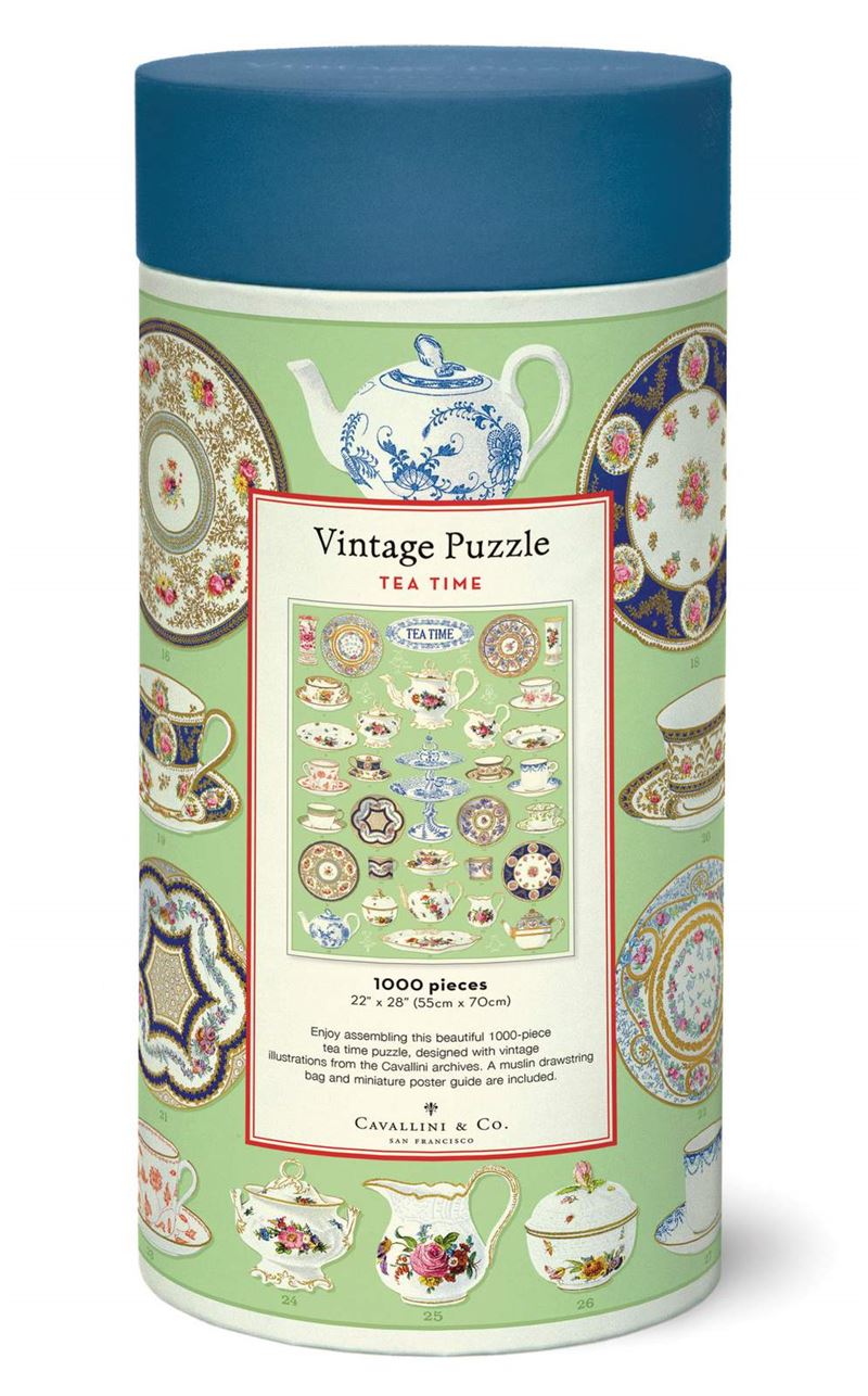 Tea Time 1000 Pce - Vintage Puzzle