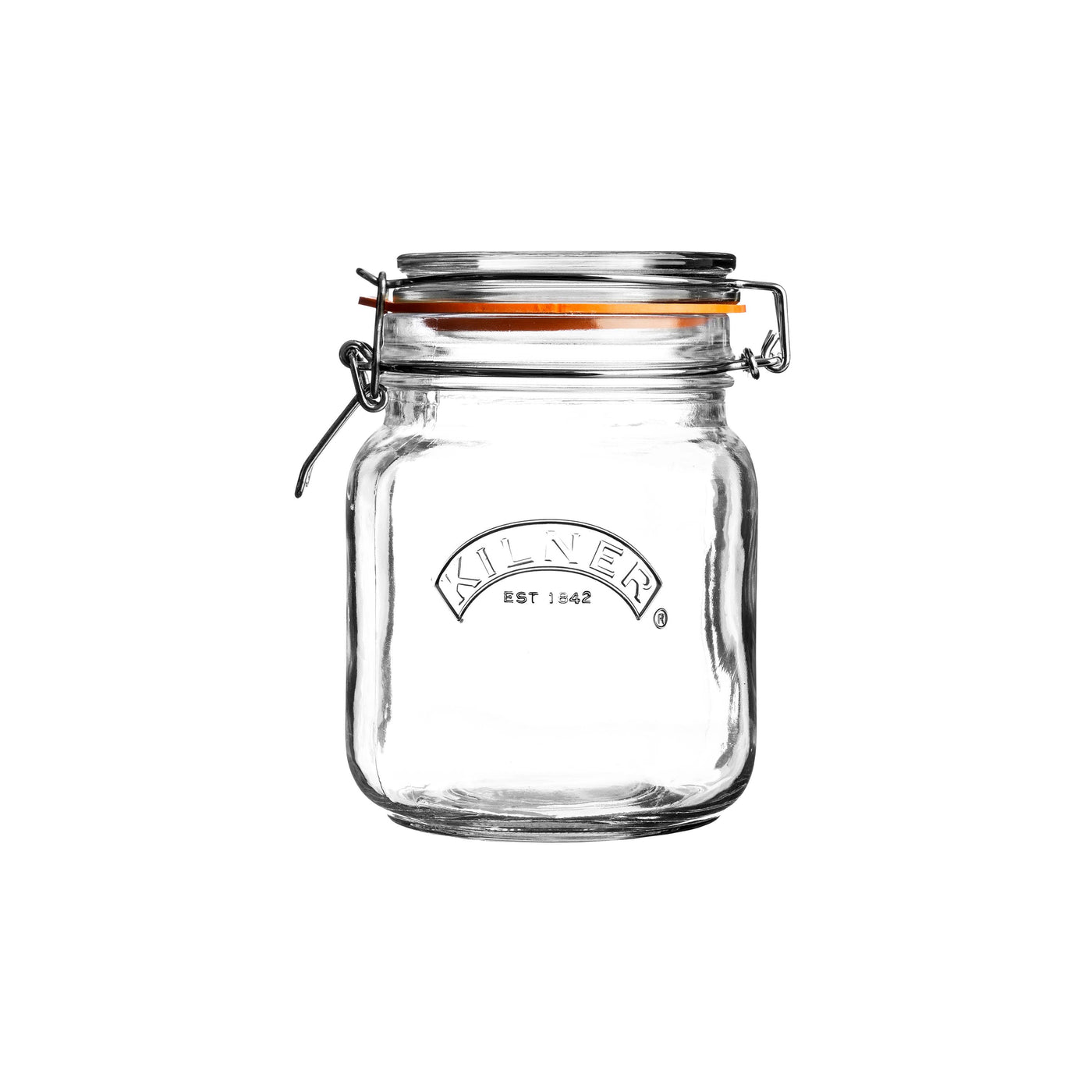 Square Clip Top Jar 1 Litre