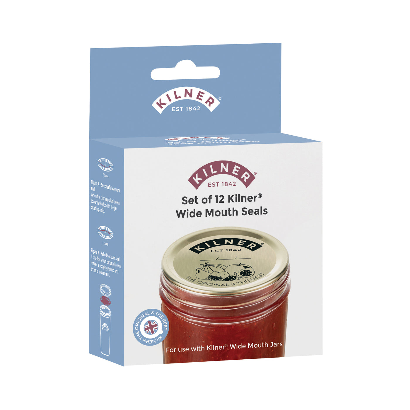 Wide Mouth Jar Seals Pack/12